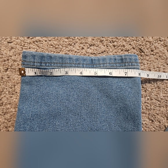 Classic Blue Wide Leg Women's Jeans - Picture 10 of 14